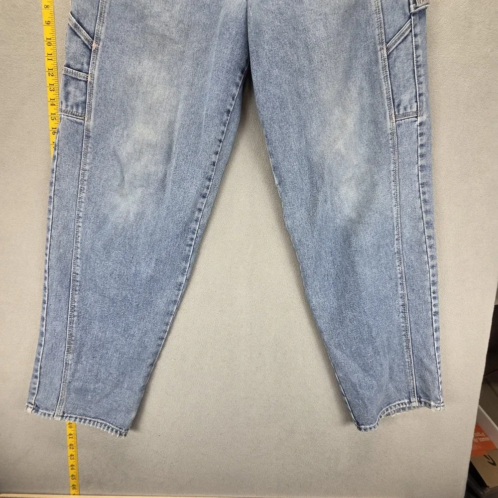 VTG Pelle Pelle Jeans Mens 34x33 Blue Wide Leg Skater Y2K Hip Hop